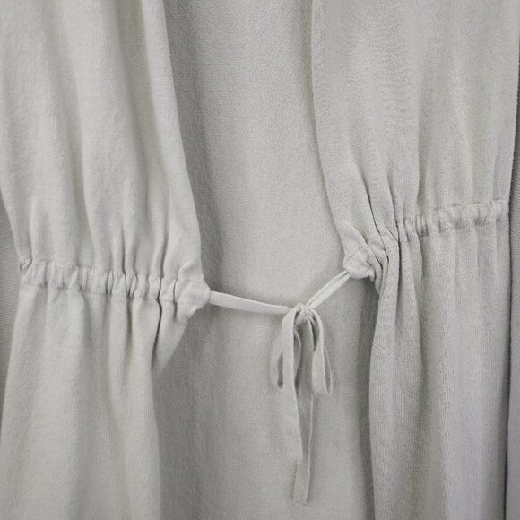 Marla Wynne Cardigan Women Large Sweater Tie Front Mint Green Cotton Lightweight - Picture 8 of 14